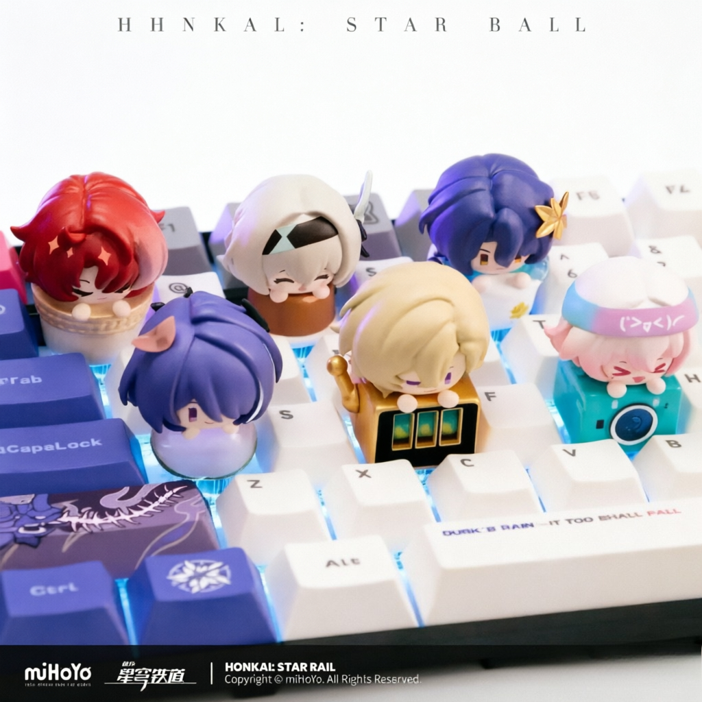 Keyboard Tenkeyless - Mihoyo Honkai Star Rail Keycap Blind