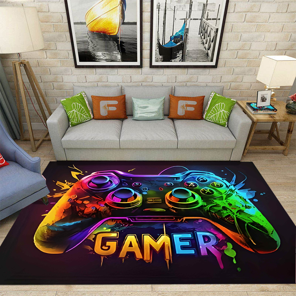 Esports Gaming Hotel - Gaming Rug for Boy Room Gamer