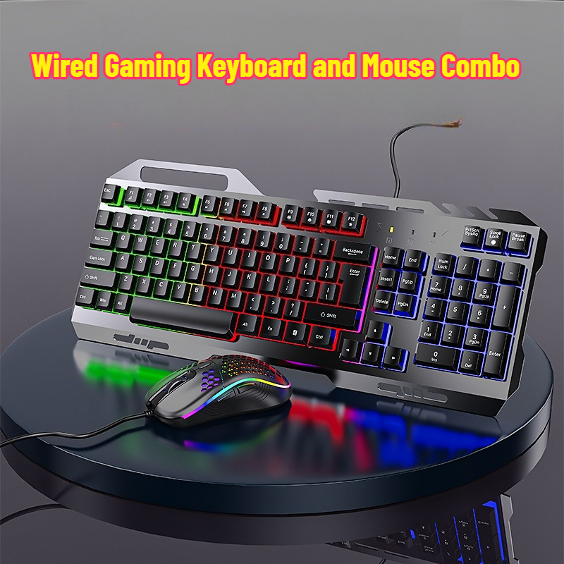 Wired Gaming Keyboard and Mous - Esports Gaming Business ulasan dan harga