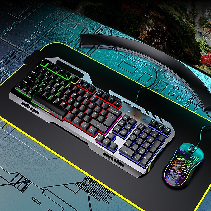 Wired Gaming Keyboard and Mous - Esports Gaming Business ulasan dan harga
