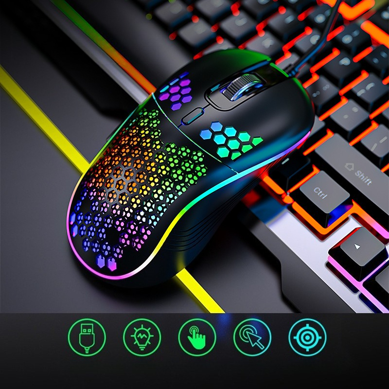 Wired Gaming Keyboard and Mous - Esports Gaming Business ulasan dan harga