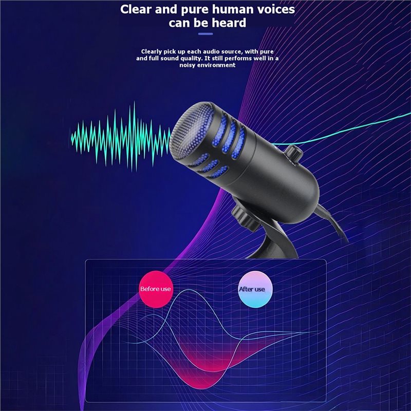 U30 Gaming Condenser Microphon - Esports Wireless Gaming Headset ulasan dan harga
