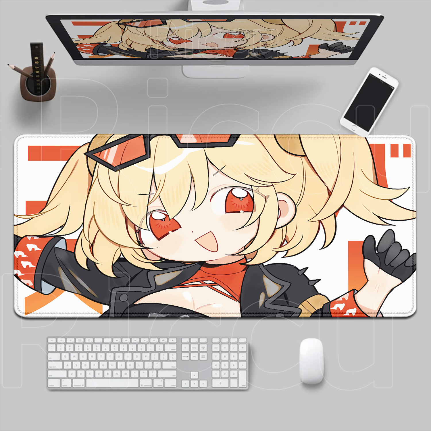 Kawaii ZZZ Burnice White Mouse - Zero Esports Gaming Gear ulasan dan harga