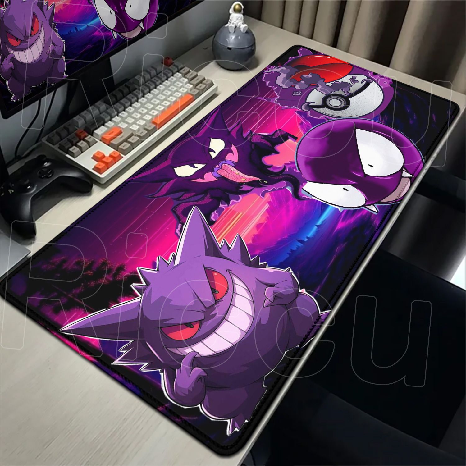 2026 New P-pokemon Gengar Wall - Esports Gaming Wallpaper ulasan dan harga
