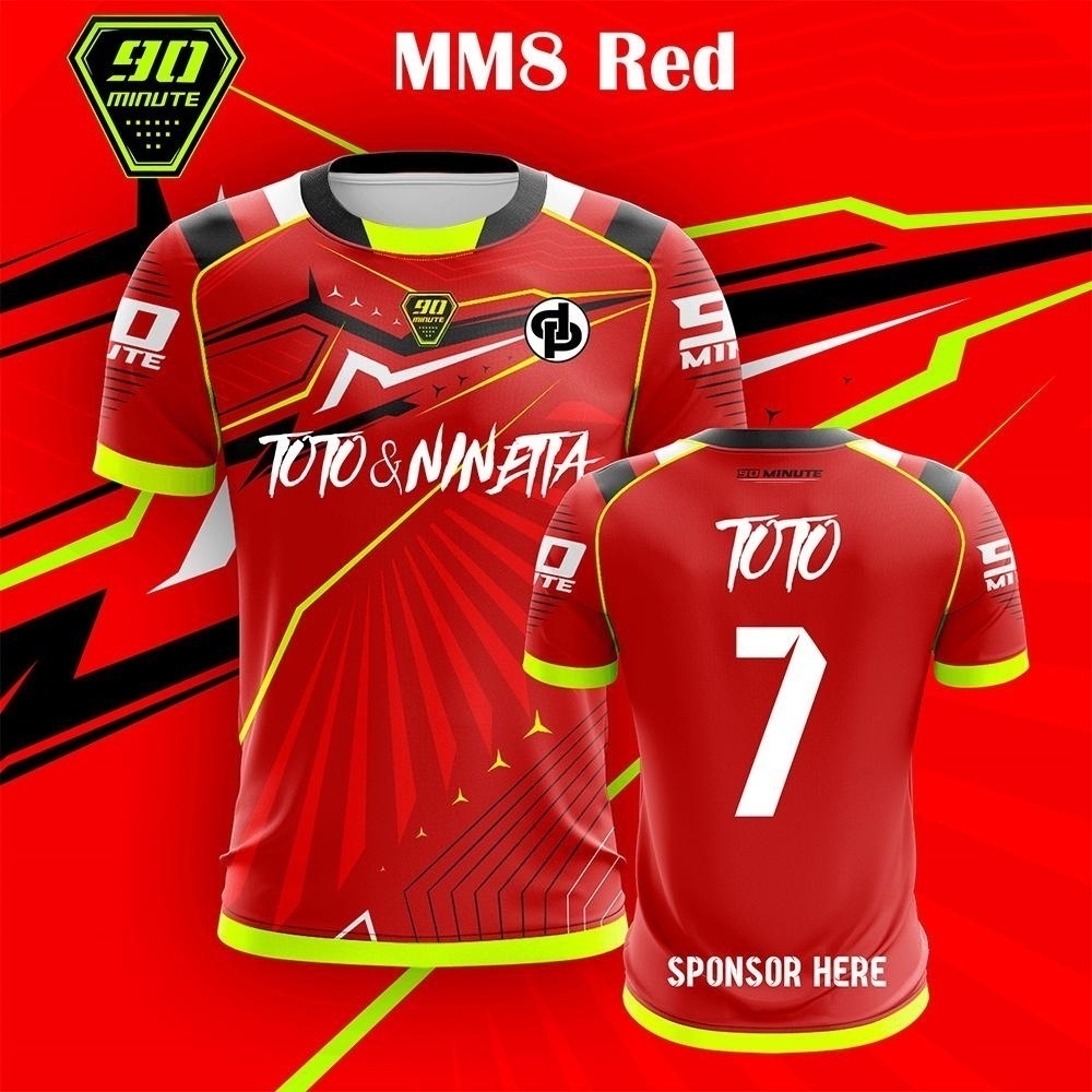 Esports Team Theme Short-sleev - Esports Gaming Training ulasan dan harga