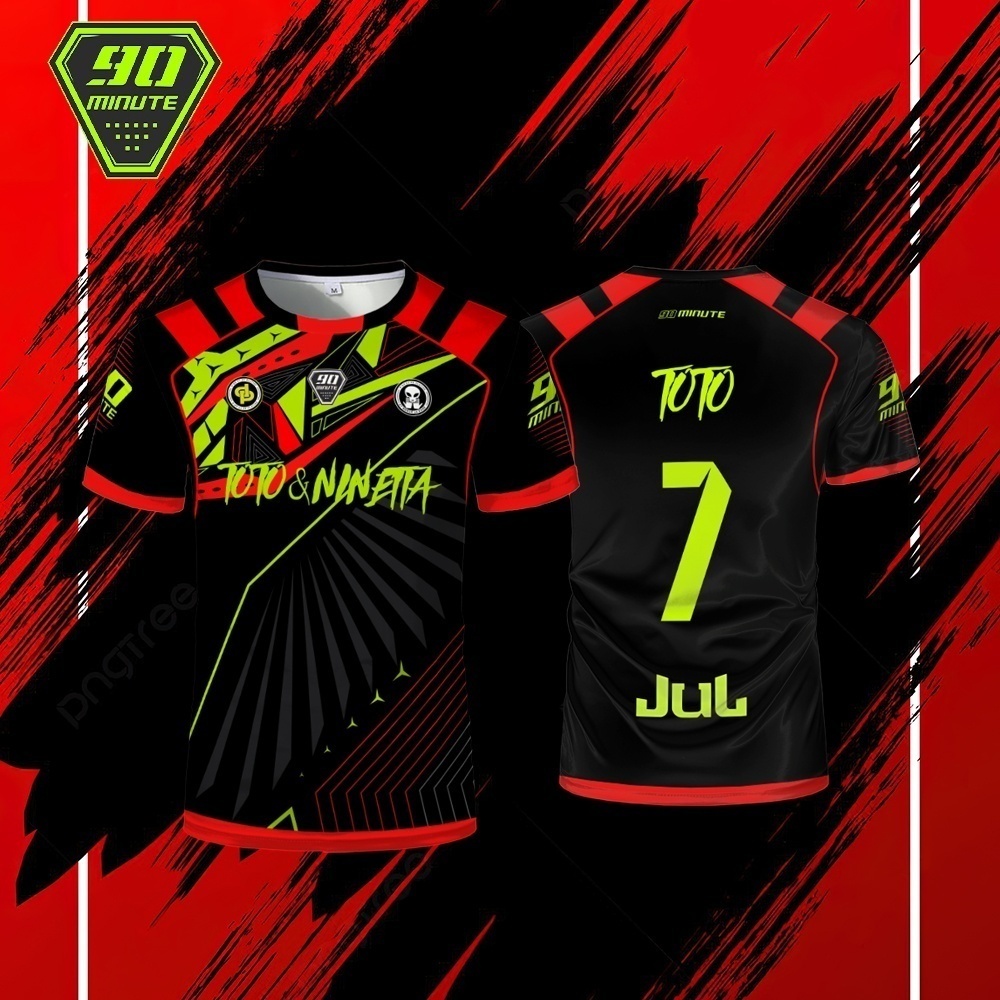 Esports Team Theme Short-sleev - Esports Gaming Training ulasan dan harga