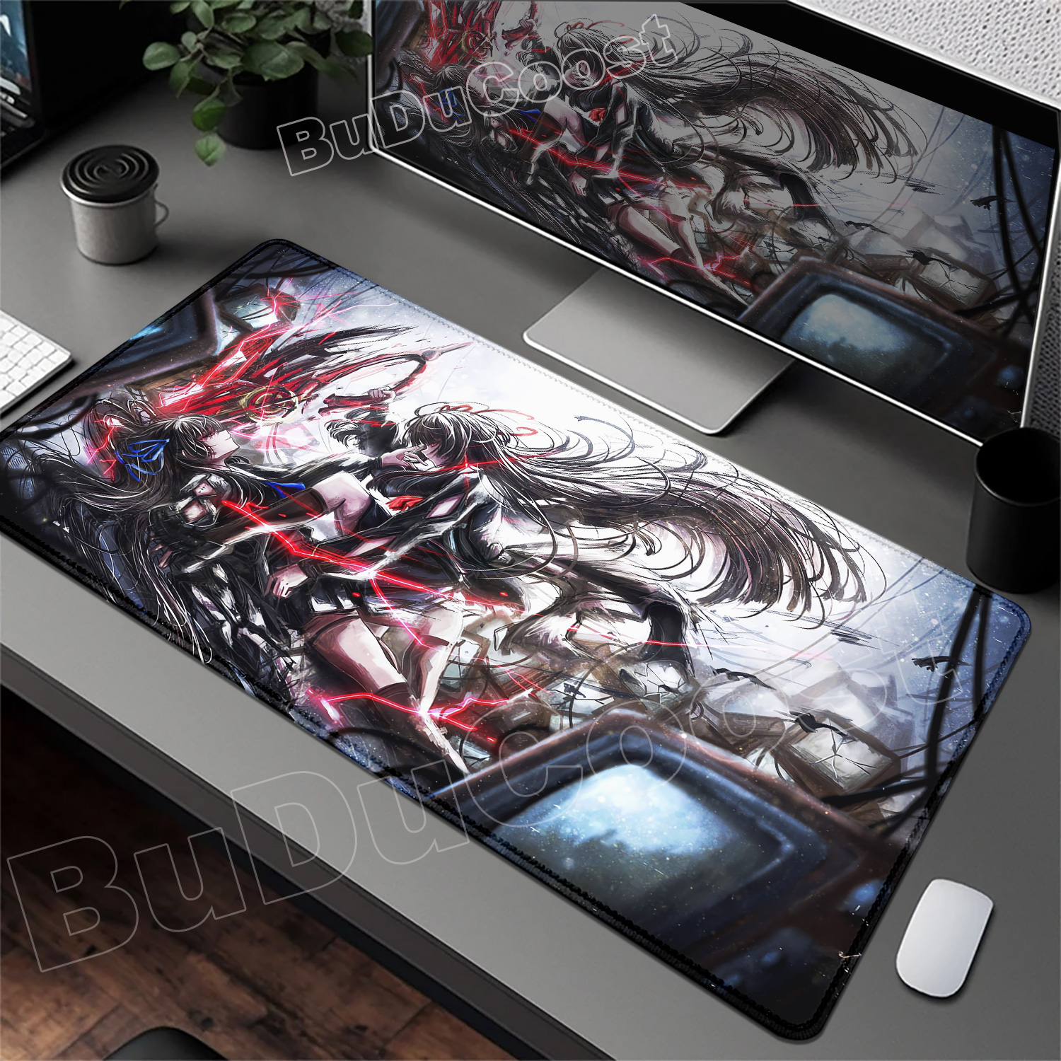 HD Pretty Anime JK Girl Chisa  - Esports Gaming Mouse Pad ulasan dan harga