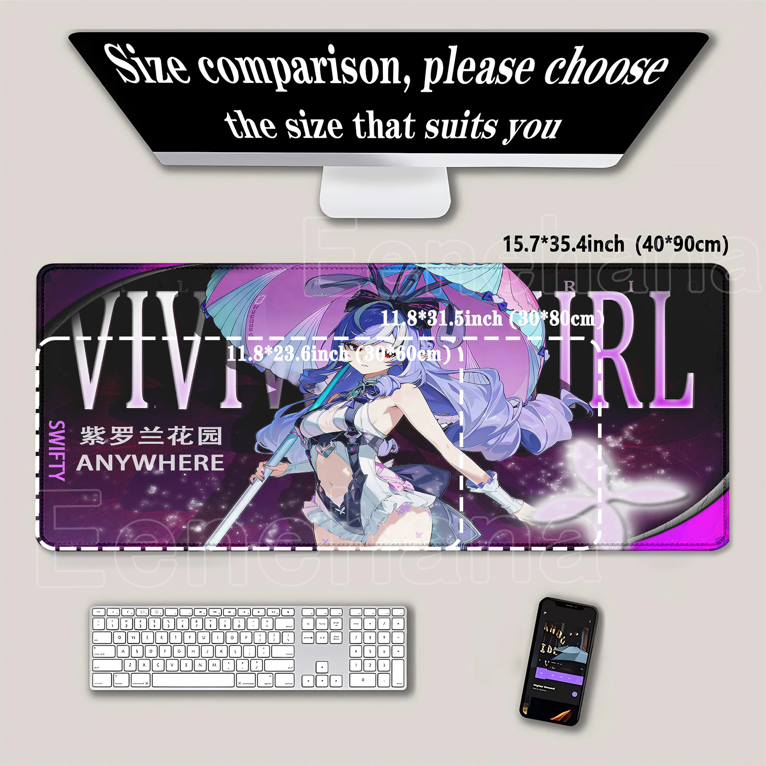 ‌Vivian Hoshimi Miyabi‌ Ellen  - Zero Esports Gaming Gear ulasan dan harga