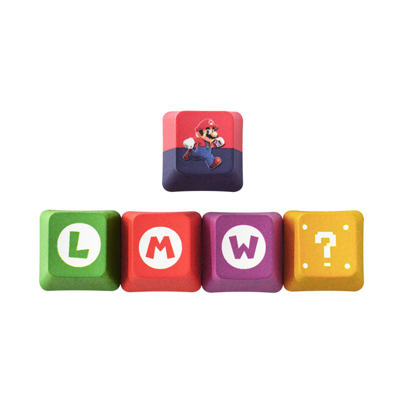 5pcs/lot Cartoon Keycaps Anime - Keyboard Tenkeyless ulasan dan harga