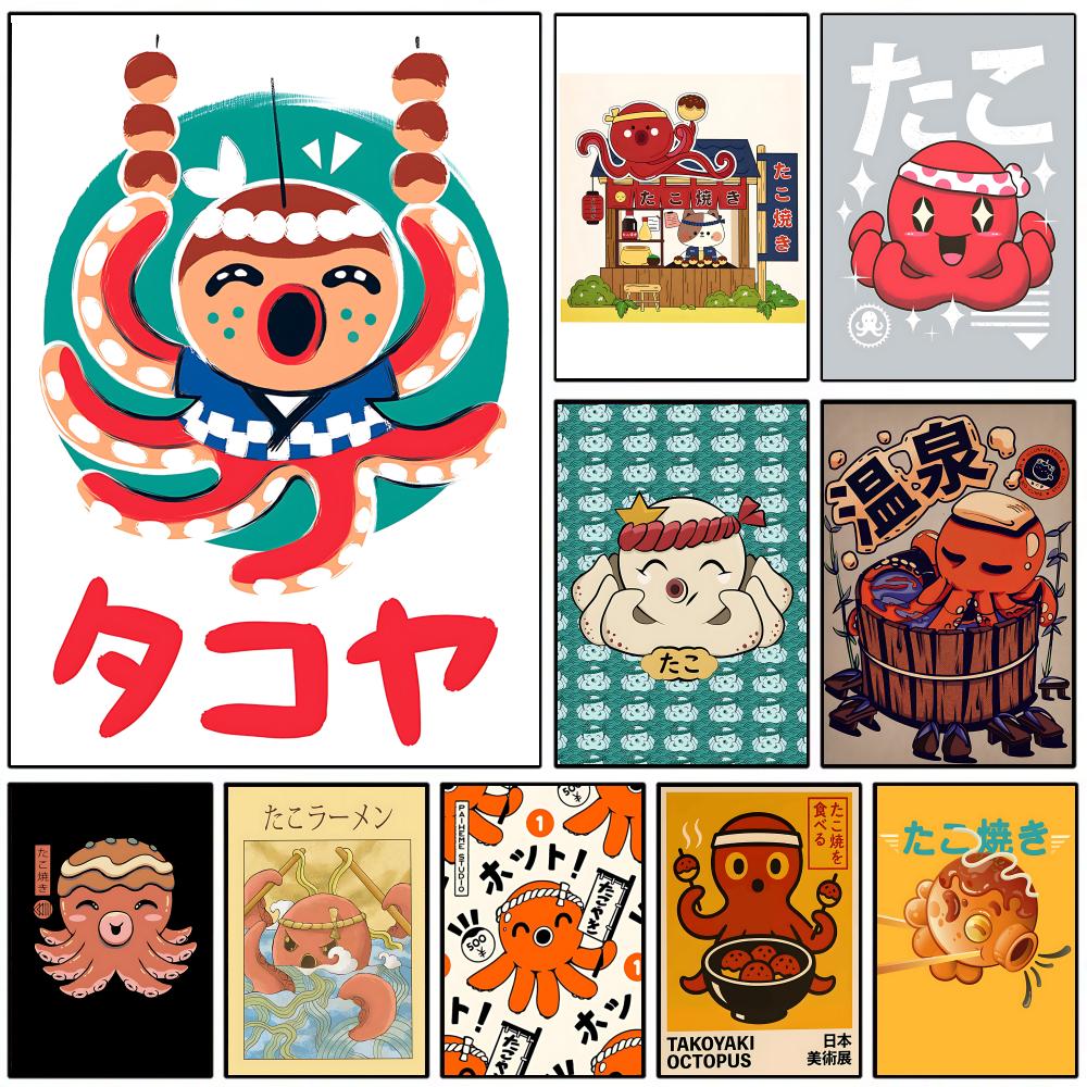 Cute Takoyaki Poster Wall Post - Esports Gaming Wallpaper ulasan dan harga