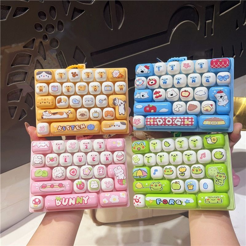 Trendy New Cute Keyboard Decom - Keyboard Tenkeyless ulasan dan harga