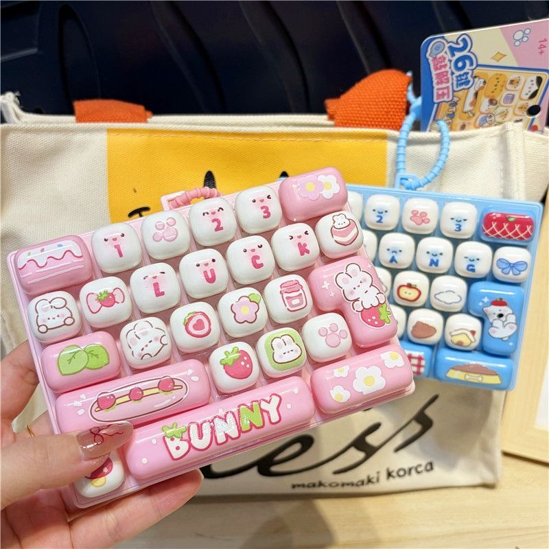 Trendy New Cute Keyboard Decom - Keyboard Tenkeyless ulasan dan harga