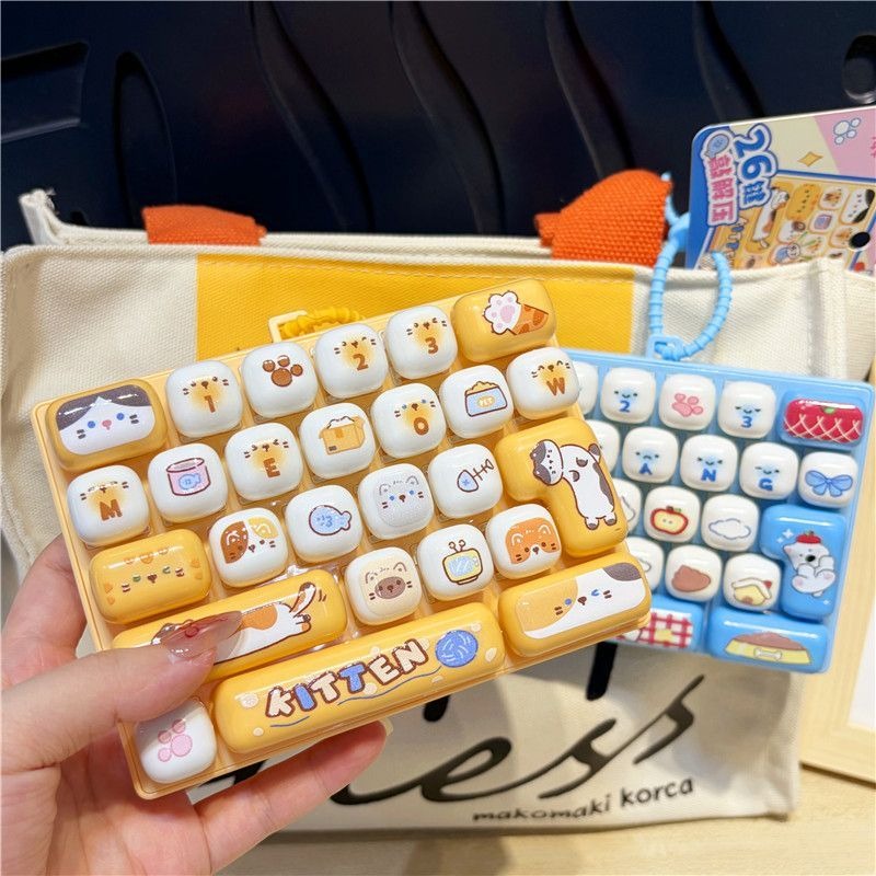 Trendy New Cute Keyboard Decom - Keyboard Tenkeyless ulasan dan harga