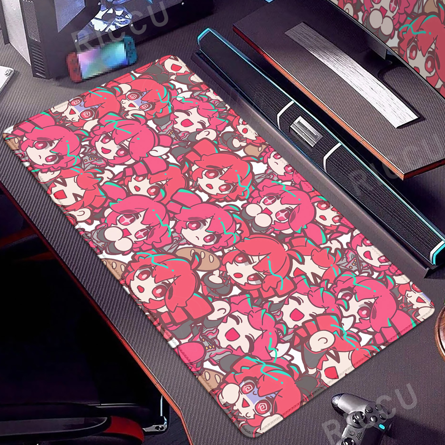 Kawaii Anime Girl Gaming Mouse - Esports Gaming Mouse Pad ulasan dan harga