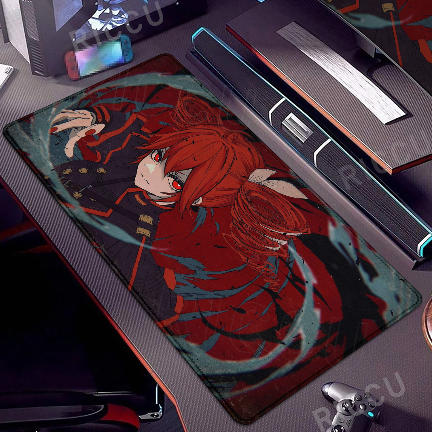 Kawaii Anime Girl Gaming Mouse - Esports Gaming Mouse Pad ulasan dan harga