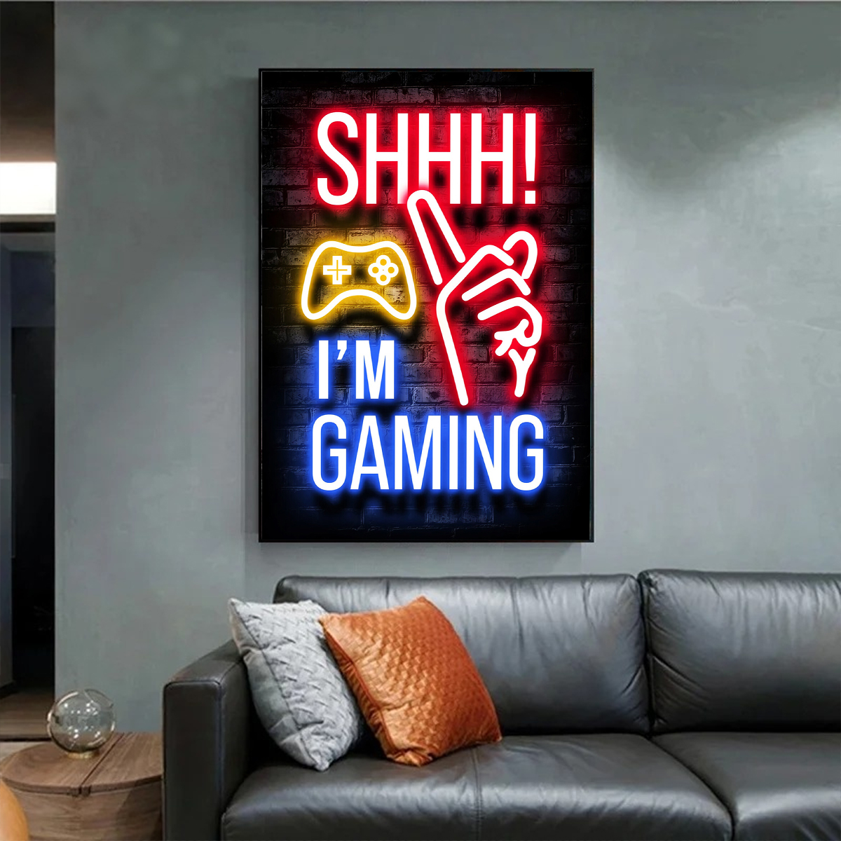 Neon Cyberpunk Poster Suitable - Esports Gaming Wallpaper ulasan dan harga