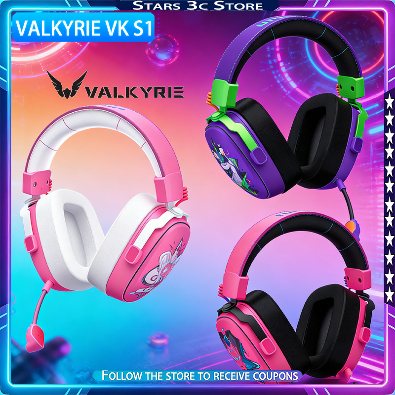 VALKYRIE VK S1 Gaming Headset  - Esports Wireless Gaming Headset ulasan dan harga