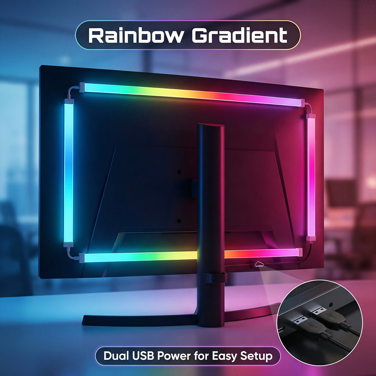 WACUAAO Next-Gen RGBIC PC Moni - Zero Esports Gaming Gear ulasan dan harga