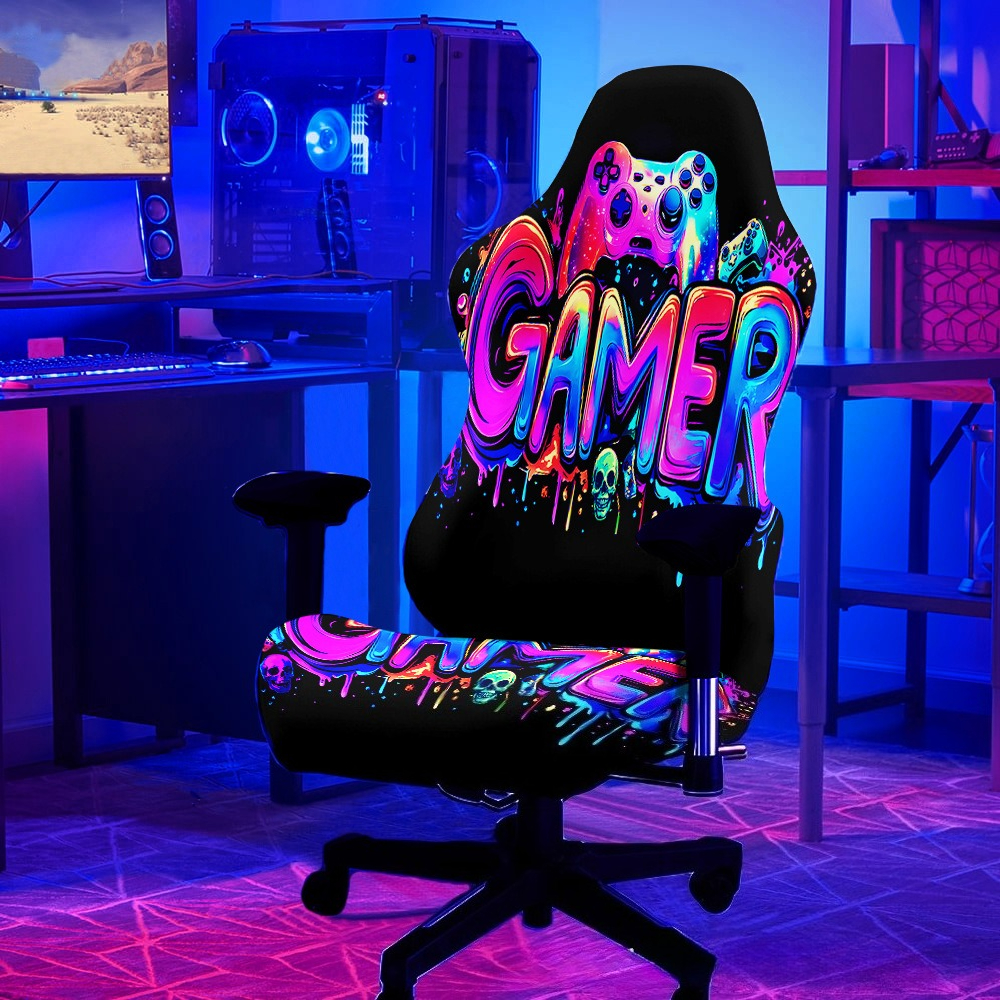 1 Set Glowing Gaming Chair Cov - Esports Gaming Hotel ulasan dan harga