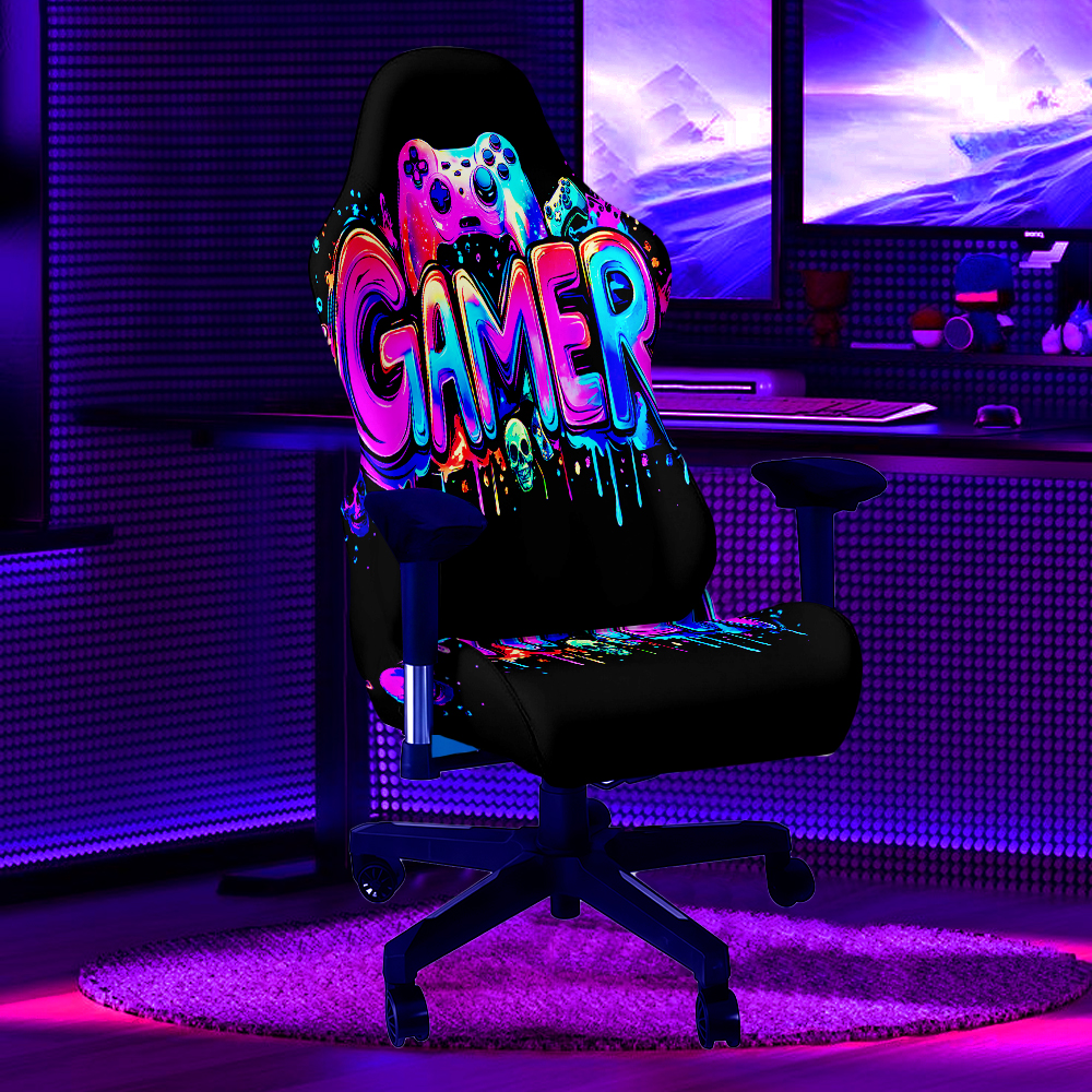 1 Set Glowing Gaming Chair Cov - Esports Gaming Hotel ulasan dan harga