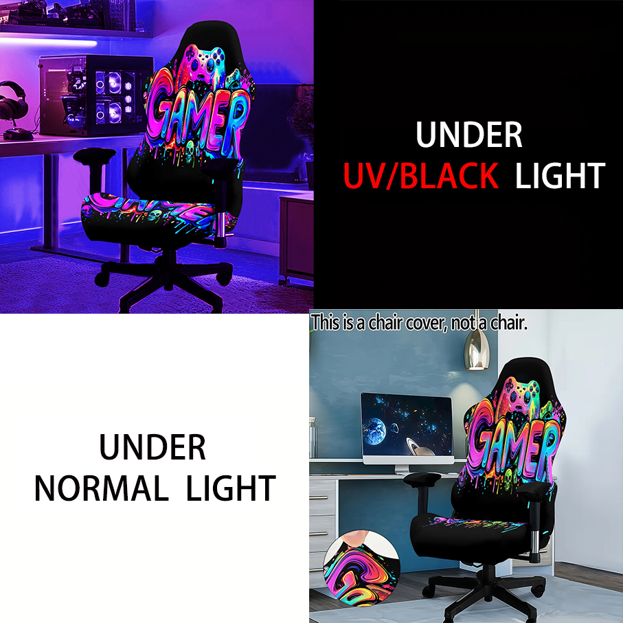 1 Set Glowing Gaming Chair Cov - Esports Gaming Hotel ulasan dan harga