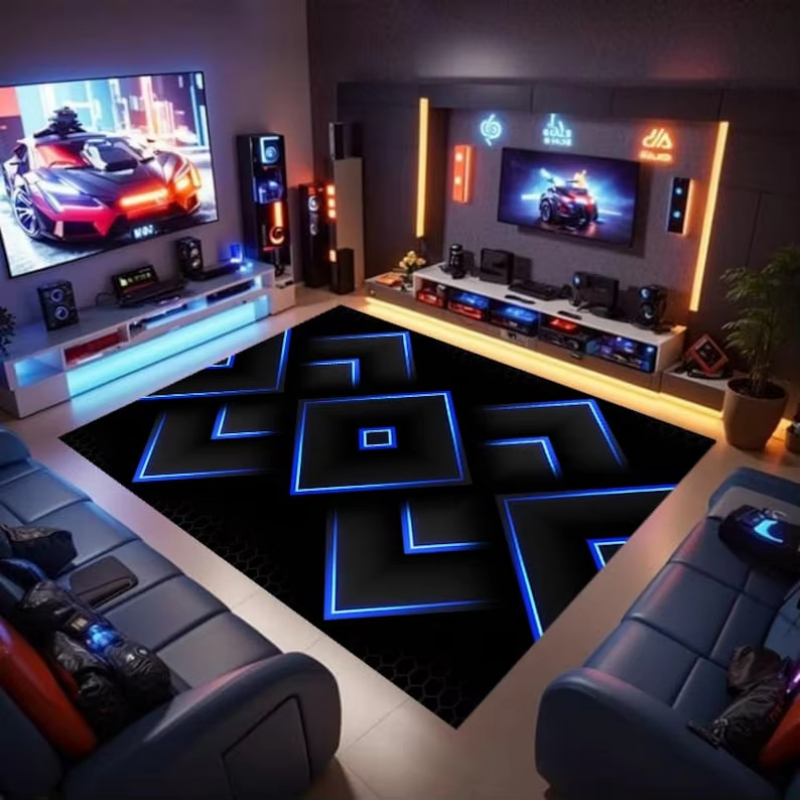 VIKAMA 3D Neon Gaming Room Car - Esports Gaming Hotel ulasan dan harga