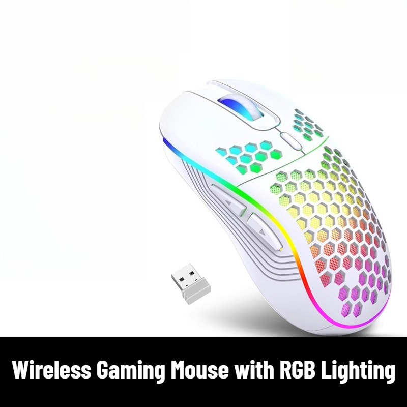 Wireless Gaming Mouse with RGB - Esports Gaming Business ulasan dan harga
