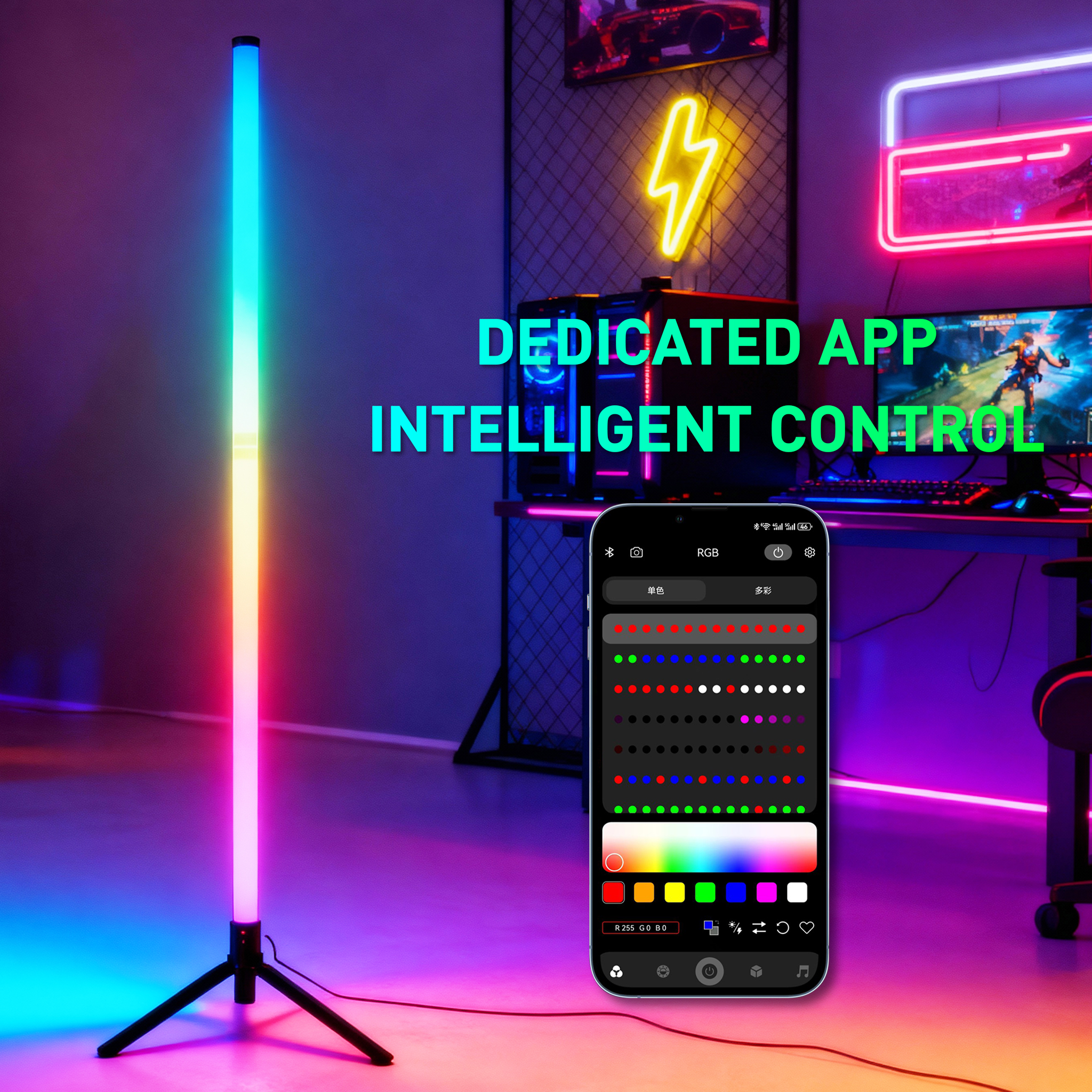 LED RGB Gaming Atmosphere Ligh - Esports Gaming Remote ulasan dan harga