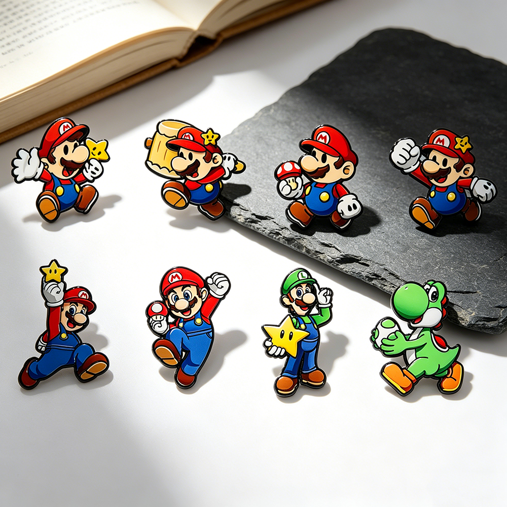 4/8pcs Cartoon Dinosaur Enamel - Esports Gaming Jacket ulasan dan harga