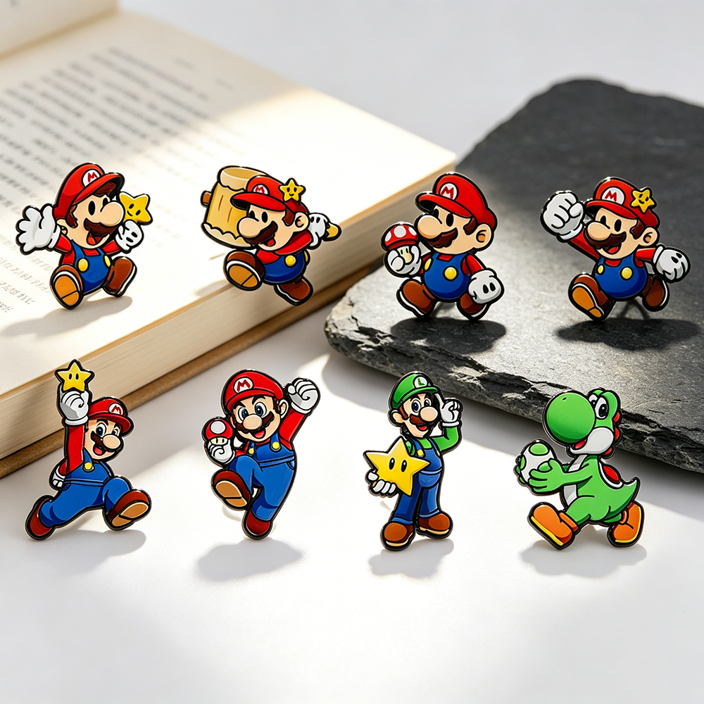 4/8pcs Cartoon Dinosaur Enamel - Esports Gaming Jacket ulasan dan harga