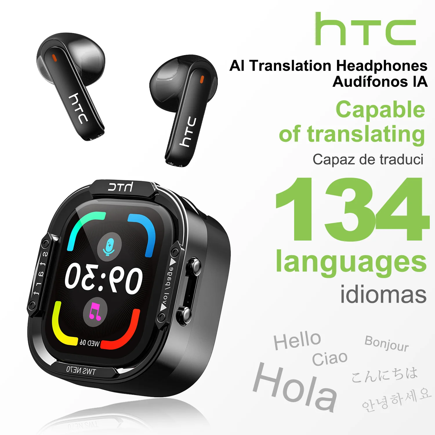 HTC NE70 Bluetooth V6.0 Headph - Esports Wireless Gaming Headset ulasan dan harga