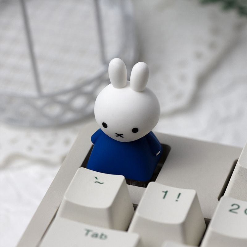 Miffy Keycaps Cute Machinery K - Keyboard Tenkeyless ulasan dan harga