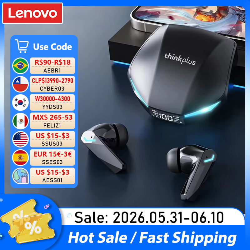 New Lenovo XT53 Wireless Upgra - Esports Wireless Gaming Headset ulasan dan harga