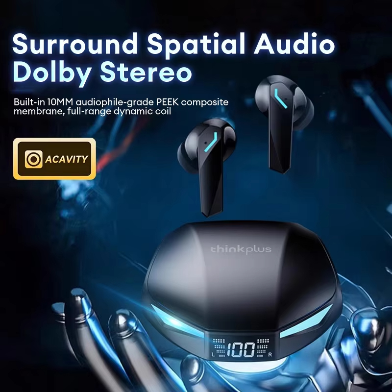 New Lenovo XT53 Wireless Upgra - Esports Wireless Gaming Headset ulasan dan harga