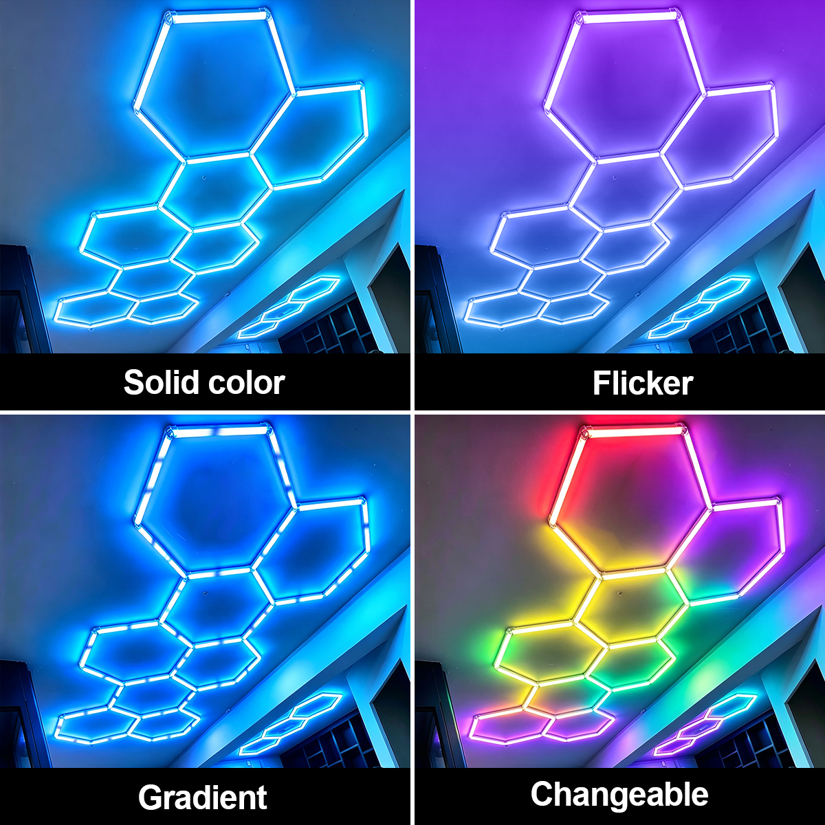 Smart RGB Honeycomb Hexagonal  - Esports Gaming Remote ulasan dan harga
