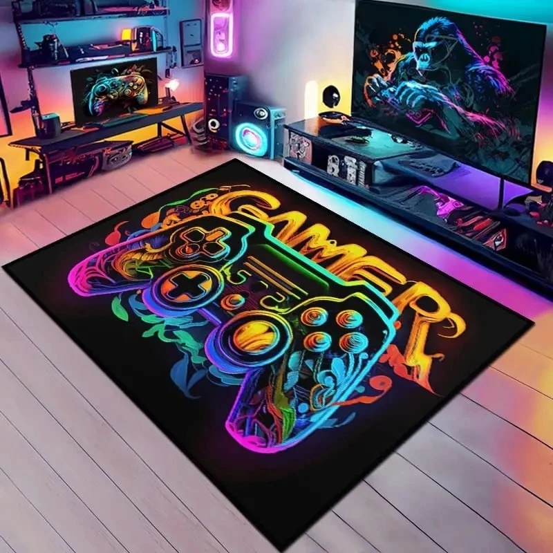 Rainbow Neon Gamepad GAMER Are - Esports Gaming Hotel ulasan dan harga