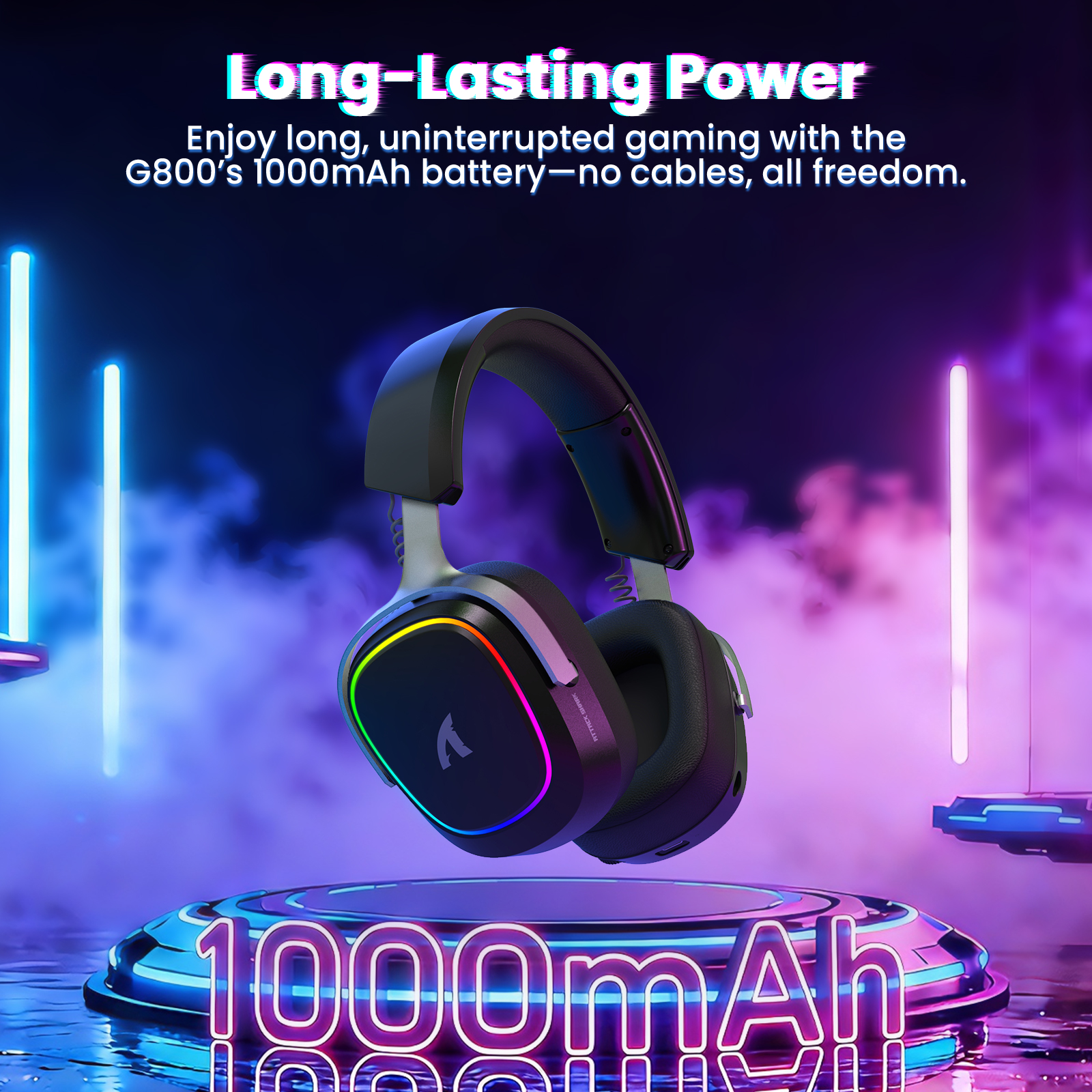 ATTACK SHARK G800 Wireless Gam - Esports Wireless Gaming Headset ulasan dan harga