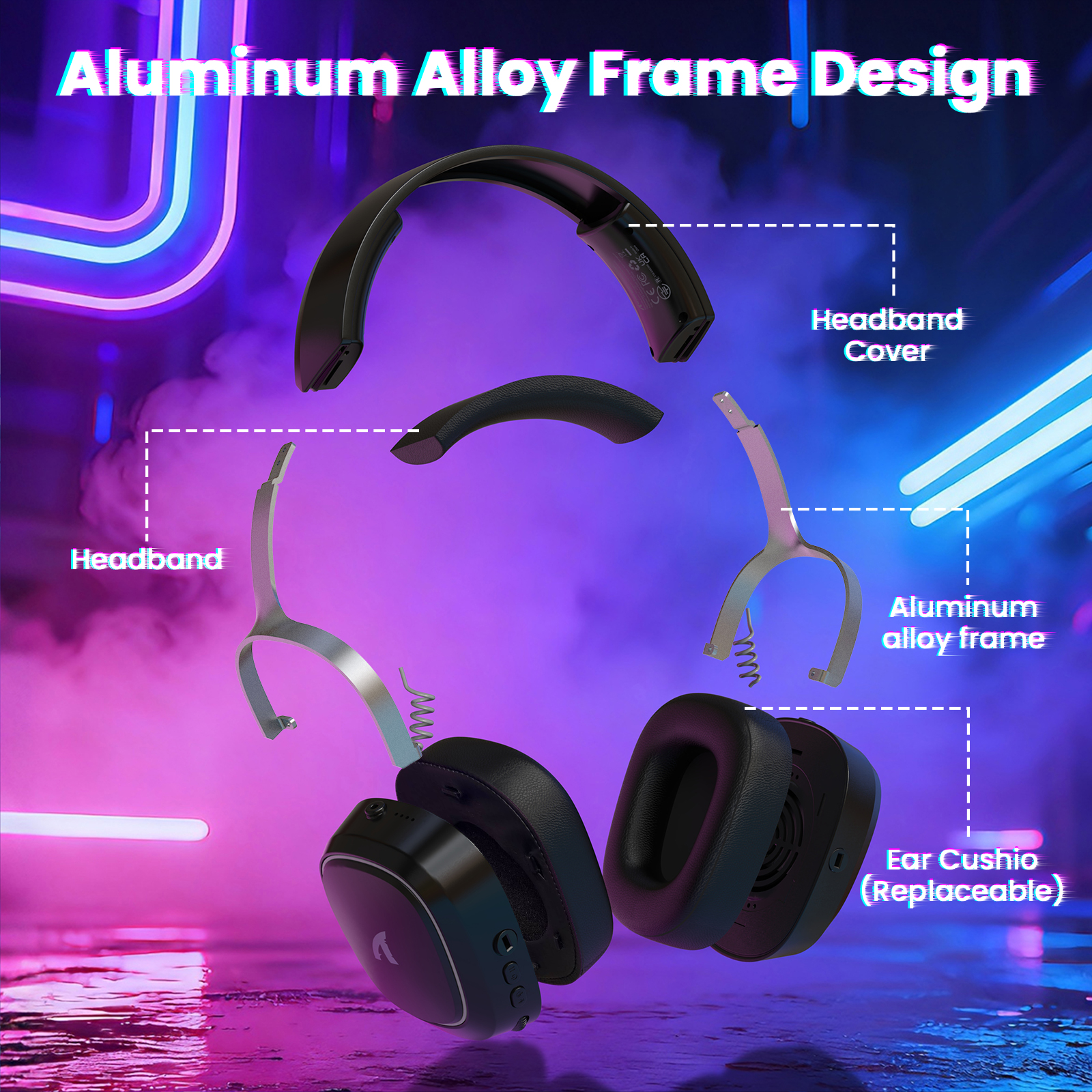 ATTACK SHARK G800 Wireless Gam - Esports Wireless Gaming Headset ulasan dan harga