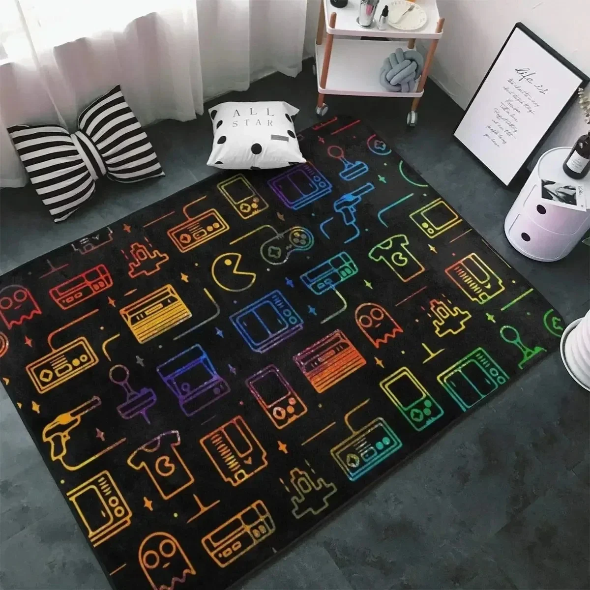 Gaming Rug Esports Black Contr - Esports Gaming Hotel ulasan dan harga