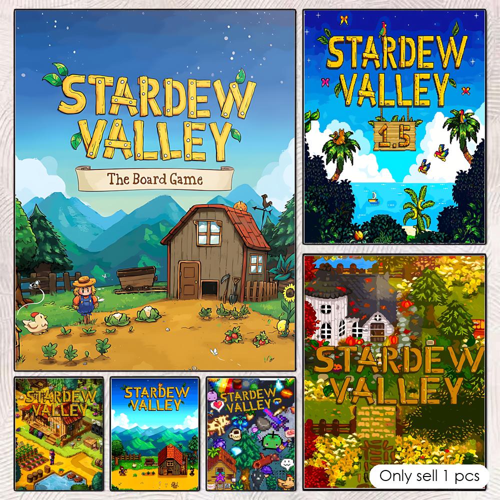 S-Stardew V-ValleyS Poster HD  - Esports Gaming Wallpaper ulasan dan harga